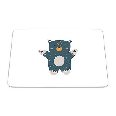 Bonamaison, Rectangle Pop Art Digital Printed Mouse Pad, Non-Slip Base, for Office and Home, Size: 22 x 18 cm