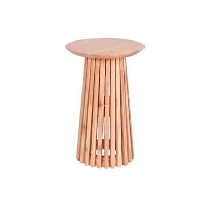 Home ESPRIT Table d'appoint Naturelle en Bois de Mindi 40 x 40 x 60 cm