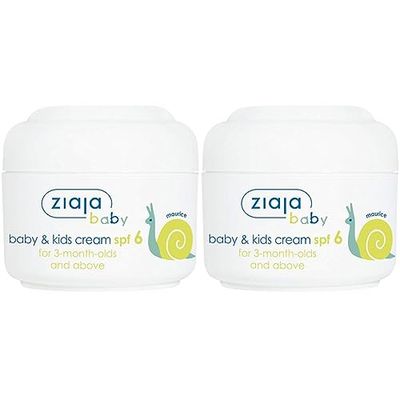 Ziaja Crema Para Niños Y Bebés Spf6, Multicolor (Paquete de 2)