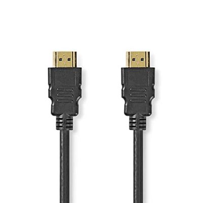 HDMIT kabel | HDMIT stekker | HDMIT stekker | 8K @60Hz | eARC | Verguld | 1.00m | PVC | Zwart | Box