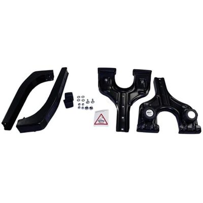 Atera 081980 SL Suporte de pé par porta-bagagens, galvanizado, para veículos com derrame águas e teto alto, inclui fecho, 40,50 cm
