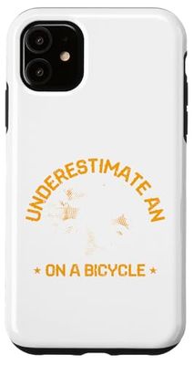 Custodia per iPhone 11 Regali di ciclismo per ciclisti Mountain Bike Rider Bicycle Amante