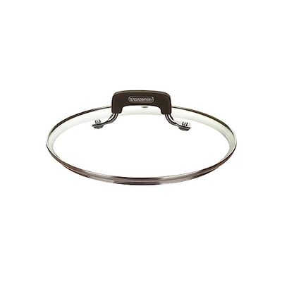 New Petra Dark Lid 22cm Glass