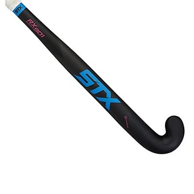 STX RX 901 Crosse de Hockey sur Gazon Mixte, Noir/Bleu/Rose, 37.5