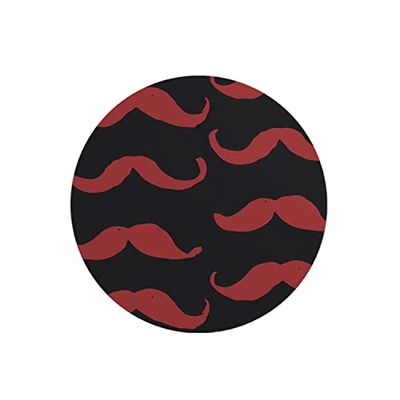 Questo Casa, Tapis de Souris Rond imprimé numérique avec Fond antidérapant pour Bureau et Maison Diamètre 22 cm