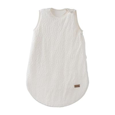 roba Baby sovsäck 70 cm Seashells Oyster för nyfödda - året runt - ekologisk bomull - GOTS och OEKO-TEX Standard 100 certifierad muslin - vit