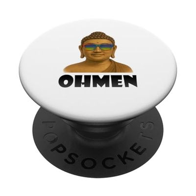 "Buddha Ohmen", LGBTQ, Gay Pride PopSockets PopGrip Adhesivo