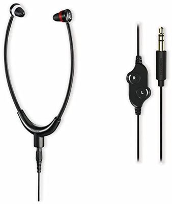 Hama Steto Estetofónico intra-aural preto, auriculares intra-aural, estéreo, 8 m, preto)