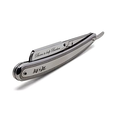 HEY JOE! Premium Classic Shaving Razor | Classic Men's Stainless Steel Razor for Personal and Professional Use - Silver