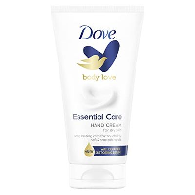 Dove Essential Care Body Love long lasting care for touchably soft & smooth hands Hand Cream for dry skin 75 ml