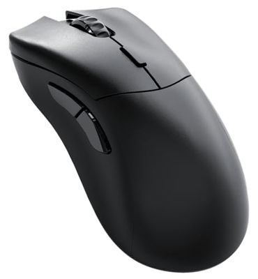 Glorious Gaming Model D 2 PRO, trådlös gamingmus – 2,4 GHz, 1 ms fördröjning, 100 miljoner klick, 60 g, lång batteritid, BAMF 2.0-sensor på 26K DPI, RGB, ergonomisk, 6 knappar, PTFE-fötter – Svart