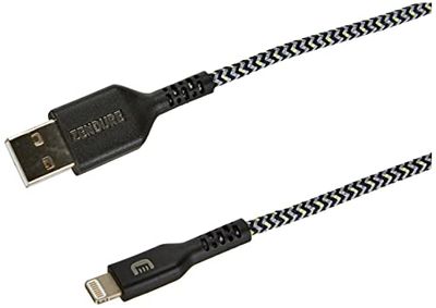 Zendure SuperCord Cable Lightning Cargador iPhone [Apple MFi Certificado], 200cm Apple cable con iPhone XS/XS MAX/XR, iPhone X/ 8/8 Plus, iPhone 6s/ 6/7, iPad Air/iPad mini etc.-Negro