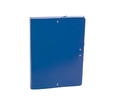 Carpeta Proyecto Gofrado Resistente con Gomas Elasticas Grosor 3cm Color Azul