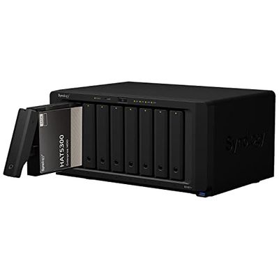 SYNOLOGY DS1821+ 8Go NAS 144To (8X 18To) HAT5310, Assemblé et testé avec SE DSM installé