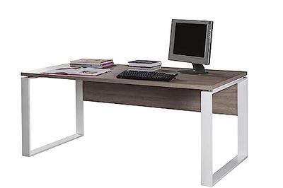 Composad | Bureau de la Ligne Disegno, Bureau PC Moderne, (LxHxP) 170 x 74,50 x 80 cm, Couleur chêne Sonoma, pour Bureau, Studio, fabriqué en Italie