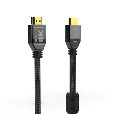 INCA IHD-21 HDMI kabel-2.1versie 8K Goud verguld-2meter.
