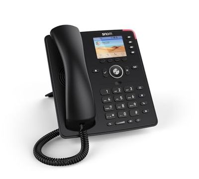 Snom D713 TéLéPhone Fixe Filaire avec ÉCran Couleur TFT Haute RéSolution, 4 Touches LED Programmables, Telephone Fixe Filaire, TéLéPhone Fixe avec Répondeur, TéLéPhone Reconditionné
