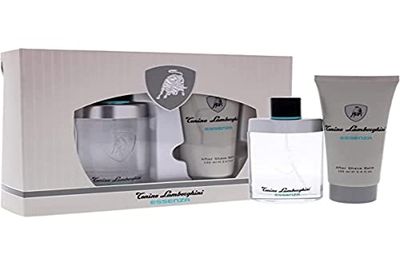 Essenza by Tonino Lamborghini for Men - 2 Pc GiftSet 2.5oz EDT Spray, 5oz After Shave Balm