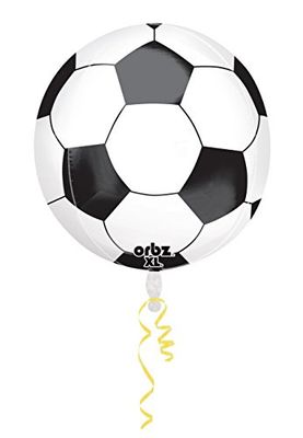 Anagram-Pallone foil ORBZ 16""-40 cm Calcio, Multicolore, 7A3068501