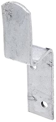 Alberts 210694 Support de barre de clôture | galvanisé à chaud | à visser | 34 x 160
