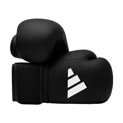 adidas Guantes de Boxeo Unisex Juvenil Hybrid 25, Color Negro, 4 oz EU