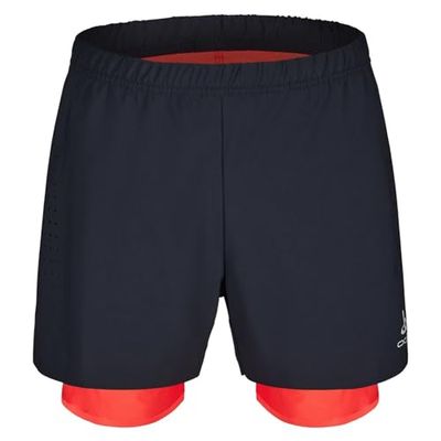 Odlo Uomo Pantaloncini da corsa 2-in-1 ZEROWEIGHT 5 INCH