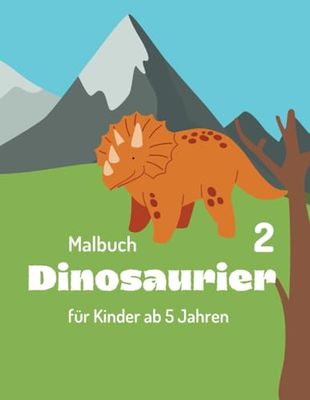 Dinosaurier Malbuch 2