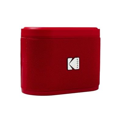 AgfaPhoto Kodak SOUNDBRIX - Altoparlante portatile senza fili, connessione fino a 100 altoparlanti, dock magnetico e suono potente 5 W, 3 ore, colore: Rosso