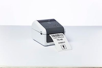 Brother TD-4410D Imprimantes Professionnelles 4 Pouces pour Reçus et étiquettes | 203dpi | détection et Calibration Des médias | RS- 232C | USB