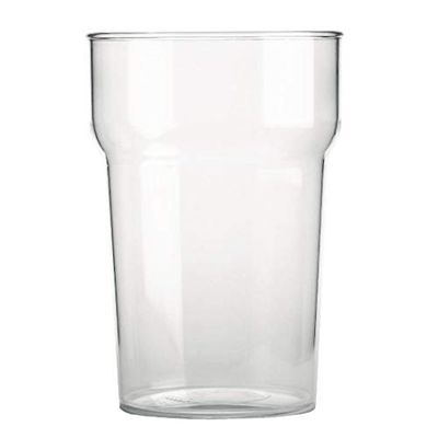 48X Beer Glasses 570ml/132X91mm Stackable Pint Tumblers CE Marked Restaurant