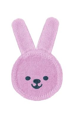 Intrucciones en lengua extranjera - Mam Rabbit - Manopla de masaje de encías, para higiene oral, incluso predentición, de microfibra, 0 meses, color rosa