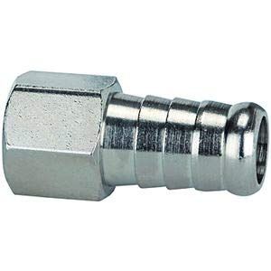 ew-haustechnik - Boquilla para manguera (G 1/4 I, para manguera LW 9 mm, SW 15, latón niquelado)
