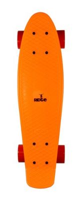 Ridge 22" Mini Cruiser Board Retro skateboard, volledig uitgerust, in oranje, volledig in de EU ontworpen en geproduceerd