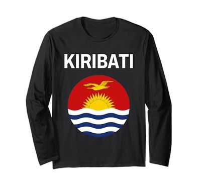 Bandera de Kiribati moderna Manga Larga