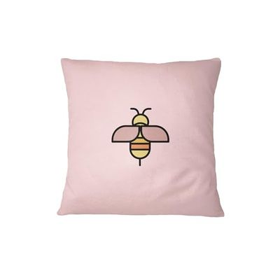 Bona Basics, Funda de cojín Decorativa, decoración del hogar, para sofá, cafetería, Tamaño: 60x60 cm, Color: Rosa Claro