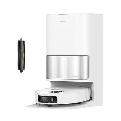 dreame L40s Ultra AE Robot Vacuum and Mop, 19,000Pa Suction, Diverse Brush Selection, Flexible Mop & 75°C Self Cleaning Washboard, All-in-One Station, Tangle-Free, Auto Refill, Voice Control