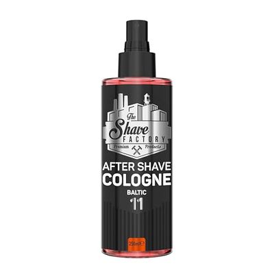The Shave Factory Aftershave Cologne for Men – Baltic 250ml – Refreshing and Invigorating Fragrance – Citrus and Earthy Wood with a Crisp Coastal Touch – Soothes Irritation, Refreshes the Skin