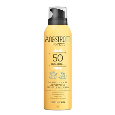 Angstrom Protect Solkräm för barn, solskydd SPF 50 med omedelbar fuktgivande åtgärd, lämplig för känslig hud, 150 ml