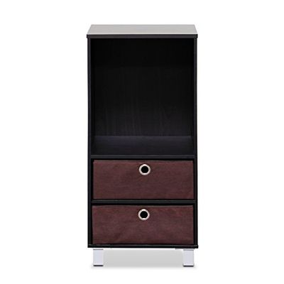 Furinno Comodino con 2 Cassetti, 83.82 x 34.29 x 37.47 cm