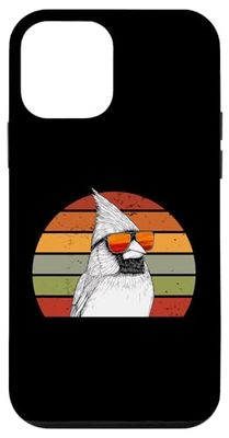 Vintage Northern Cardinal Bird Sunglasses Retro Birdwatching Case for iPhone 12 mini