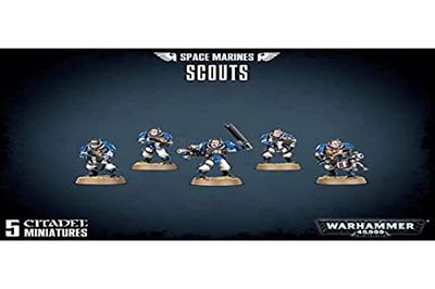 Games Workshop Warhammer 40k - Space Marine Scouts 99120101343 Noir