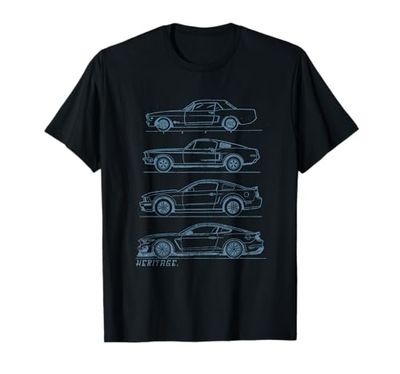 Diseño clásico del patrimonio de la evolución de coches antiguos Camiseta
