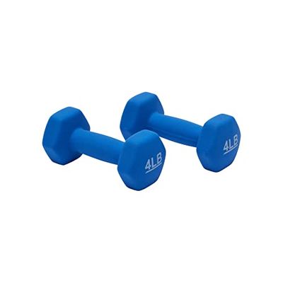 Amazon Basics Punho de neoprenos 4 pound, embalagem de 2, azul