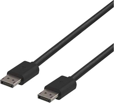 Deltaco DP8K-1020 2m DisplayPort zwart videokabel-adapter