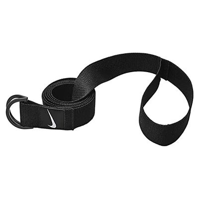Nike Unisex – volwassenen IKE Mastery Yoga Strap Yogaband, zwart/antraciet/lt smoke grey, 182 cm
