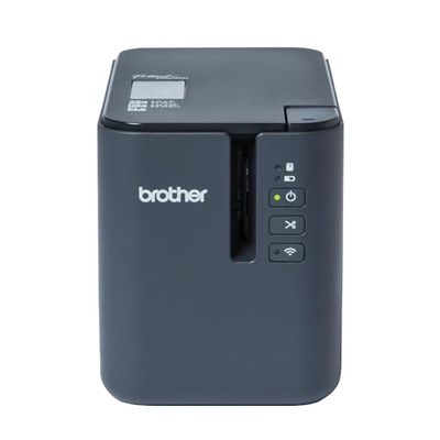 Brother PT-P950NW Label Maker, Wireless/USB/Network, P-Touch Professional Label Printer, Portable, Up to 36 mm Labels, Includes AC Adapter/USB Cable/36mm Black on White Tape Cassette