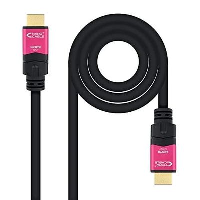 glowster HDMI 2.0 kabel 15 m 4K @60Hz A/A-A/M repeater zwart ideaal voor hoge-resolutie verbindingen op televisies en multimedia-apparaten