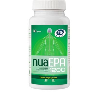 NuaEPA 1200-30 Capsule Omega-3 Alta Concentrazione con 1200 mg di EPA, Olio di Pesce e Vitamina E