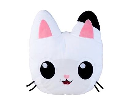 Simba 6305875290 Gabby's Dollhouse Panda Coussin en Peluche, Motif Pattes de Panda, pour Enfants à partir des Premiers Mois de Vie, décoration pour Chambre d'enfant 50 cm