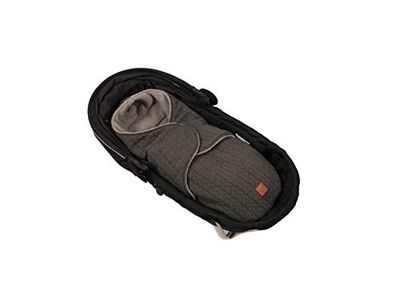 Påslakan Wrappy – stickad design supermjuk, antracit
